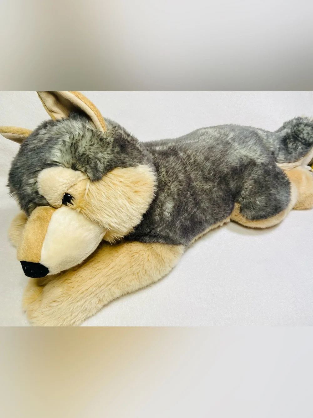 25” Retired Aurora Super Flopsie Wolf Plush